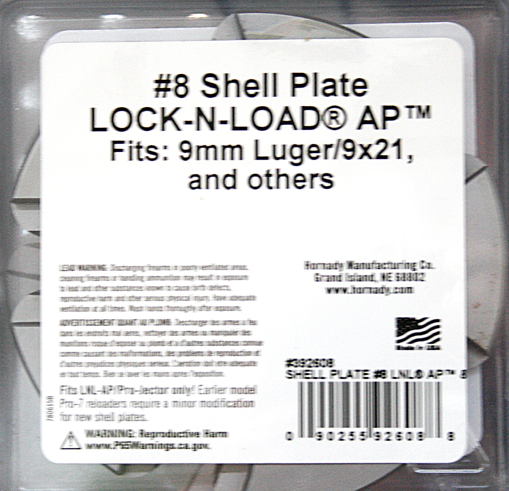 HORNADY_392608_Shell-Plate_No.8_Huelsenhalterplatte_9mmLuger_9x19_Nato_9x21mm_www.bayerwald-jagdcenter.de.jpg